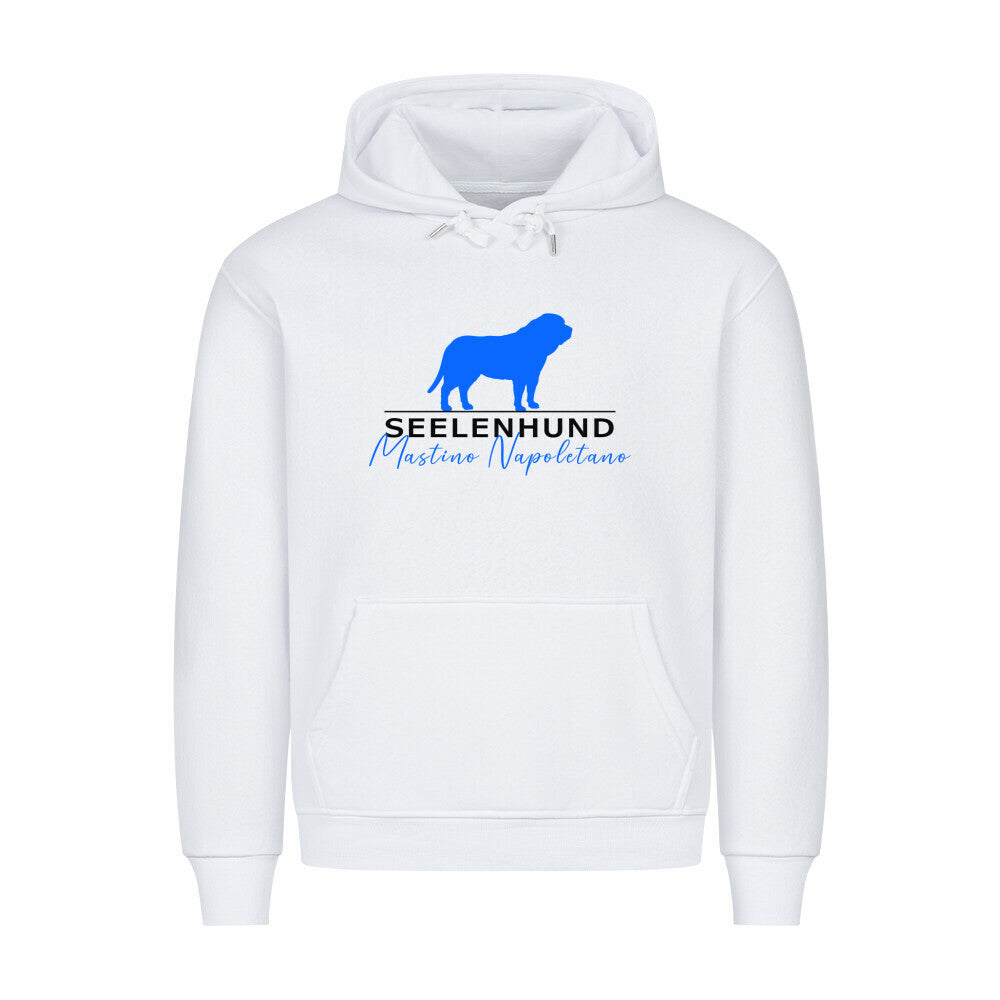 Premium Hoodie "Mastino - Seelenhund" Weiß – hunde-shirt.de