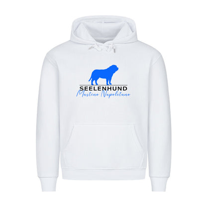 Premium Hoodie "Mastino - Seelenhund" Weiß – hunde-shirt.de