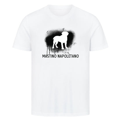 Premium T-Shirt "Mastino - Brush" Weiß – hunde-shirt.de