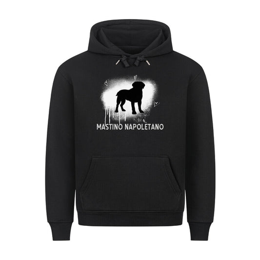 Premium Hoodie "Mastino - Brush" Schwarz – hunde-shirt.de