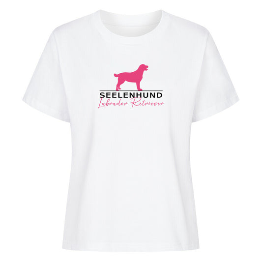 Premium Damen-Shirt "Labrador - Seelenhund" Weiß – hunde-shirt.de