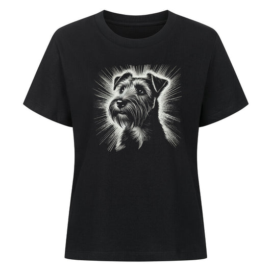 Premium Damen-Shirt "Norfolk - Shine" Schwarz – hunde-shirt.de