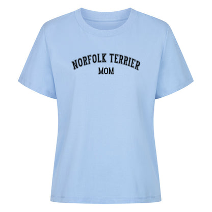 Premium Damen-Shirt "Norfolk - MOM" Sky Blue – hunde-shirt.de