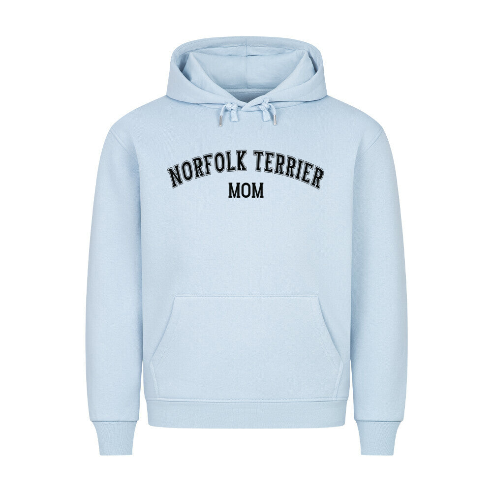 Premium Hoodie "Norfolk - MOM" Babyblau – hunde-shirt.de