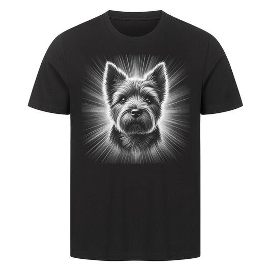 Premium T-Shirt "Norwich Terrier - Bright" Schwarz – hunde-shirt.de