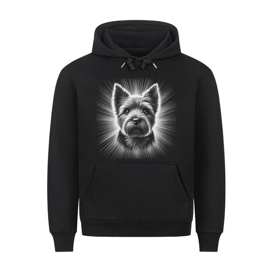 Premium Hoodie "Norwich Terrier - Bright" Schwarz – hunde-shirt.de