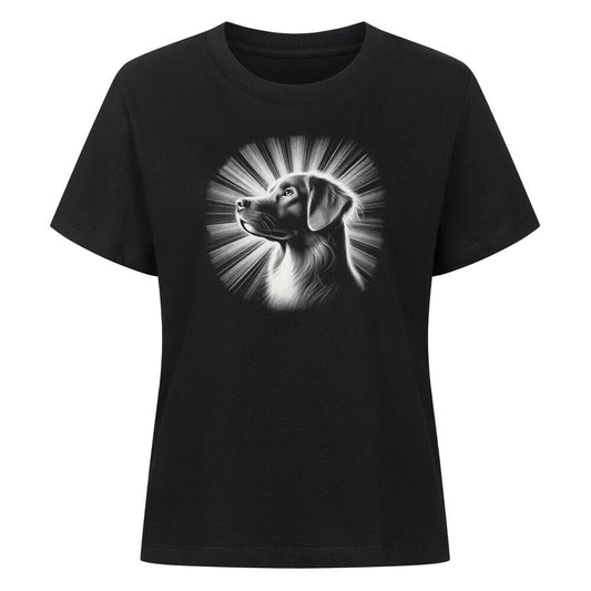 Premium Damen-Shirt "Nova Scotia - Bright" Schwarz – hunde-shirt.de