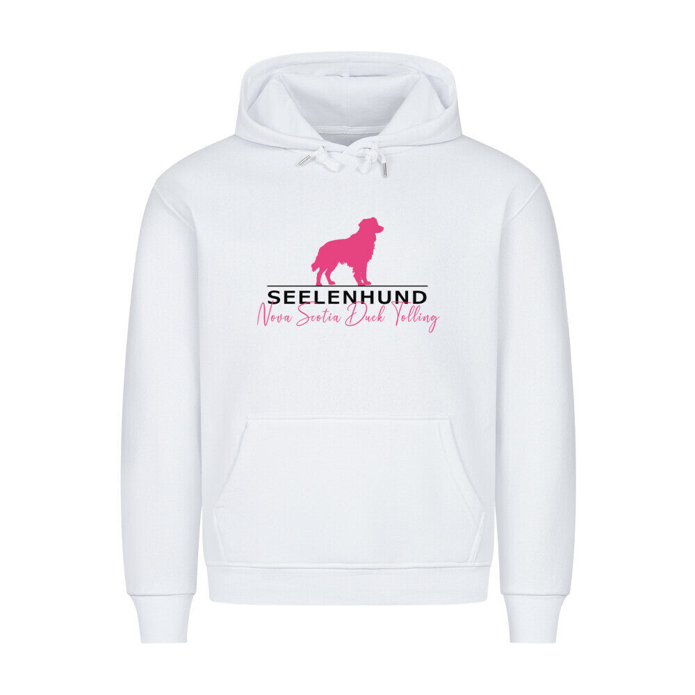 Premium Hoodie "Nova Scotia - Seelenhund" Weiß – hunde-shirt.de