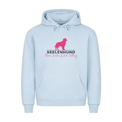 Premium Hoodie "Nova Scotia - Seelenhund" Babyblau – hunde-shirt.de