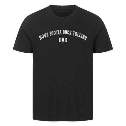 Premium T-Shirt "Nova Scotia - DAD" Schwarz – hunde-shirt.de