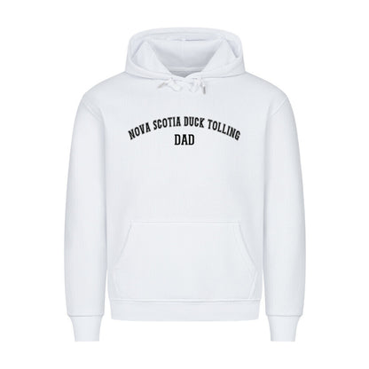 Premium Hoodie "Nova Scotia - DAD" Weiß – hunde-shirt.de