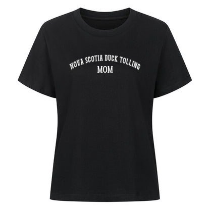 Premium Damen-Shirt "Nova Scotia - MOM" Schwarz – hunde-shirt.de