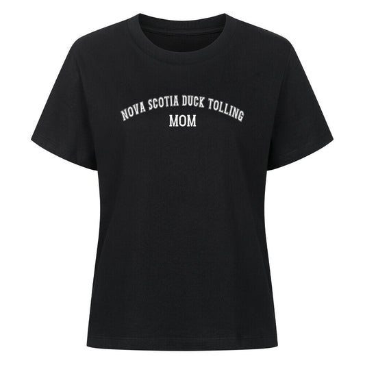 Premium Damen-Shirt "Nova Scotia - MOM" Schwarz – hunde-shirt.de