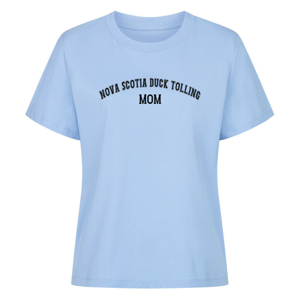 Premium Damen-Shirt "Nova Scotia - MOM" Sky Blue – hunde-shirt.de