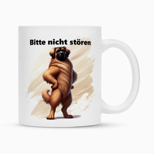 Tasse "Leonberger - Nicht stören..." Weiß – hunde-shirt.de