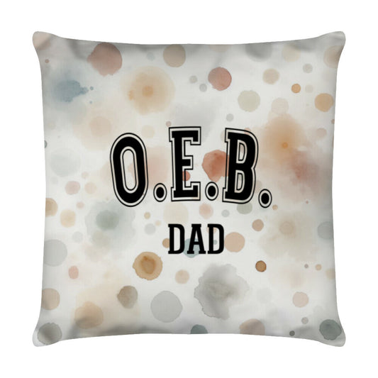 Kissen "OEB - DAD" Weiß – hunde-shirt.de