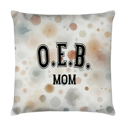 Kissen "OEB - MOM" Weiß – hunde-shirt.de