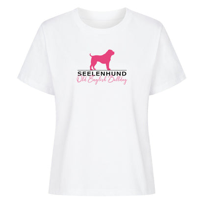 Premium Damen-Shirt "OEB - Seelenhund" Weiß – hunde-shirt.de