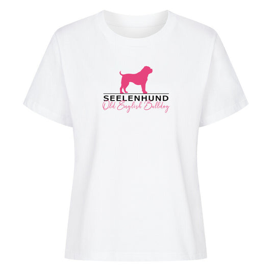 Premium Damen-Shirt "OEB - Seelenhund" Weiß – hunde-shirt.de