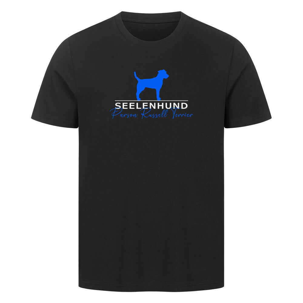 Premium T-Shirt "Parson Russell - Seelenhund" Schwarz – hunde-shirt.de