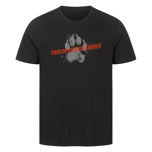 Premium T-Shirt "Parson Russell - PAW" Schwarz – hunde-shirt.de