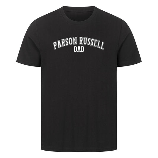 Premium T-Shirt "Parson Russell - DAD" Schwarz – hunde-shirt.de