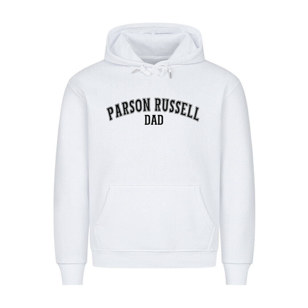 Premium Hoodie "Parson Russell - DAD" Weiß – hunde-shirt.de