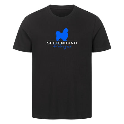 Premium T-Shirt "Pekingese - Seelenhund" Schwarz – hunde-shirt.de