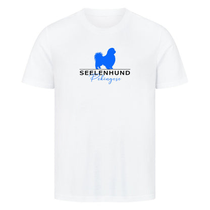 Premium T-Shirt "Pekingese - Seelenhund" Weiß – hunde-shirt.de