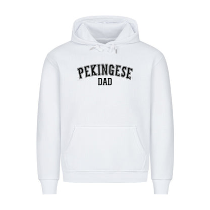 Premium Hoodie "Pekingese - DAD" Weiß – hunde-shirt.de