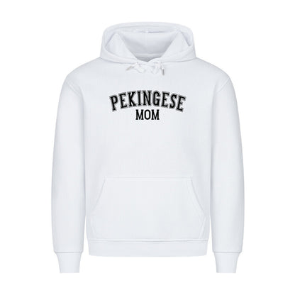 Premium Hoodie "Pekingese - MOM" Weiß – hunde-shirt.de