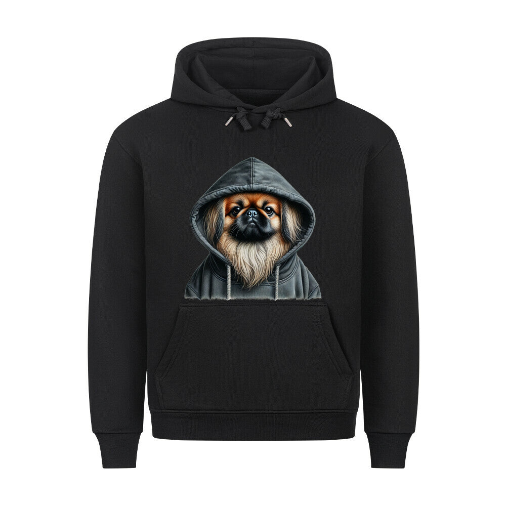 Premium Hoodie "Pekingese - Hooded" Schwarz – hunde-shirt.de
