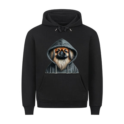Premium Hoodie "Pekingese - Hooded" Schwarz – hunde-shirt.de
