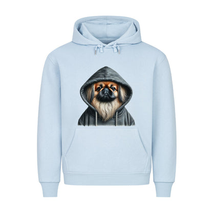 Premium Hoodie "Pekingese - Hooded" Babyblau – hunde-shirt.de
