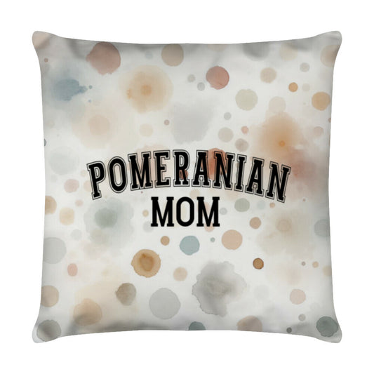 Kissen "Pomeranian - MOM" Weiß – hunde-shirt.de