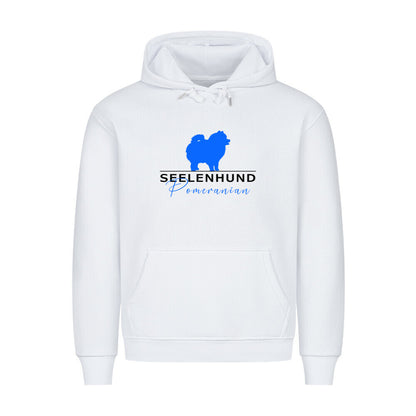 Premium Hoodie "Pomeranian - Seelenhund" Weiß – hunde-shirt.de