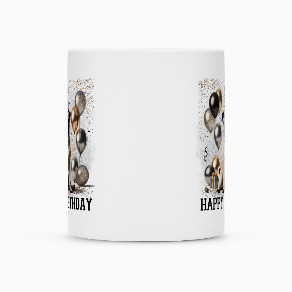 Tasse "Mops - Happy Birthday" – hunde-shirt.de
