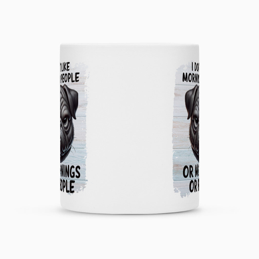 Tasse "Mops - Morning People" – hunde-shirt.de