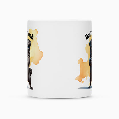 Tasse "Mops - Don´t touch" – hunde-shirt.de
