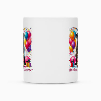 Tasse "Mops - Glückwunsch" – hunde-shirt.de