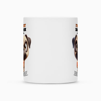 Tasse "Mops - Anti-Social" – hunde-shirt.de