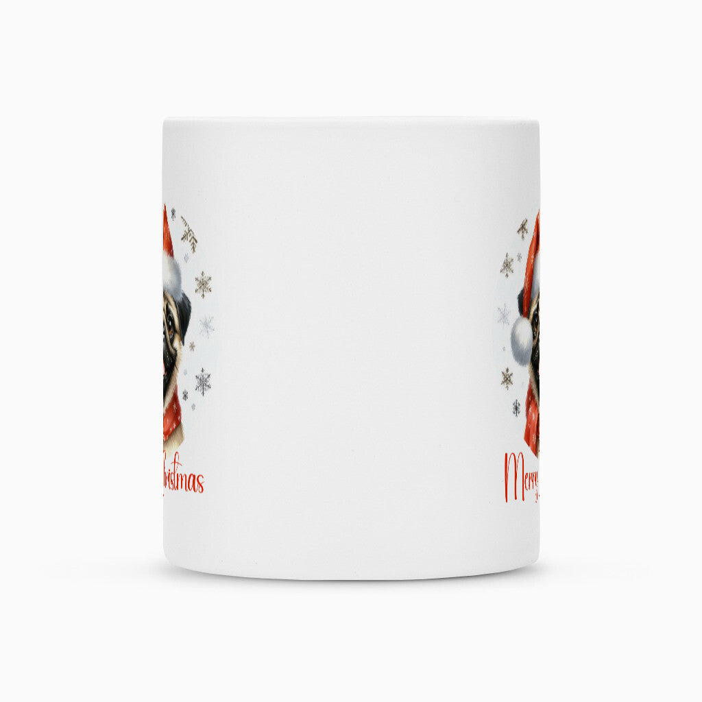 Tasse "Mops - Merry Christmas" – hunde-shirt.de