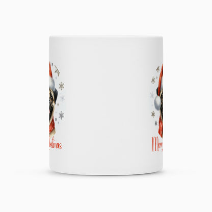 Tasse "Mops - Merry Christmas" – hunde-shirt.de