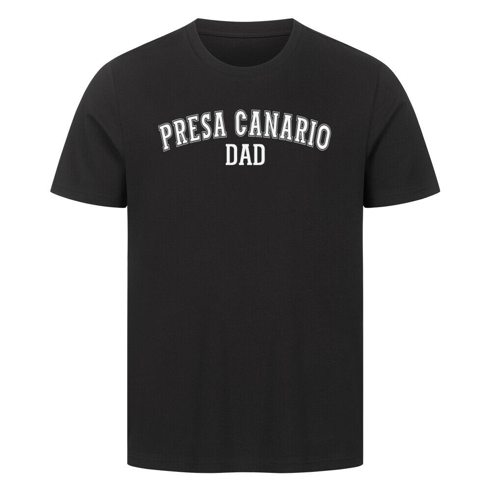 Premium T-Shirt "Presa Canario - DAD" Schwarz – hunde-shirt.de