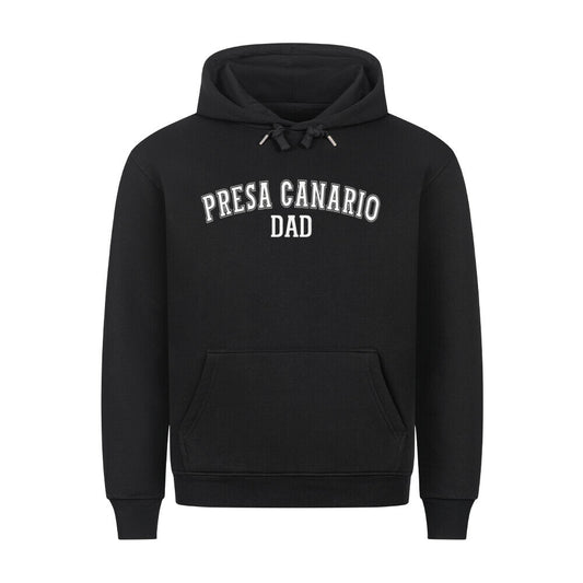 Premium Hoodie "Presa Canario - DAD" Schwarz – hunde-shirt.de