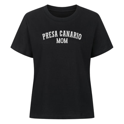 Premium Damen-Shirt "Presa Canario - MOM" Schwarz – hunde-shirt.de