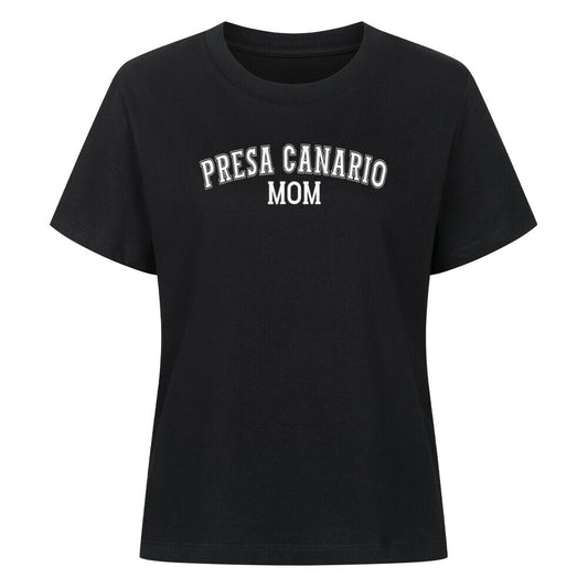 Premium Damen-Shirt "Presa Canario - MOM" Schwarz – hunde-shirt.de