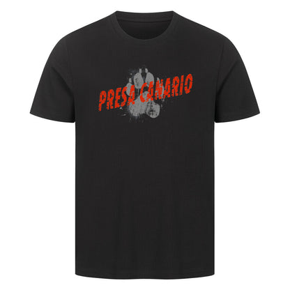 Premium T-Shirt "Presa Canario - PAW" Schwarz – hunde-shirt.de