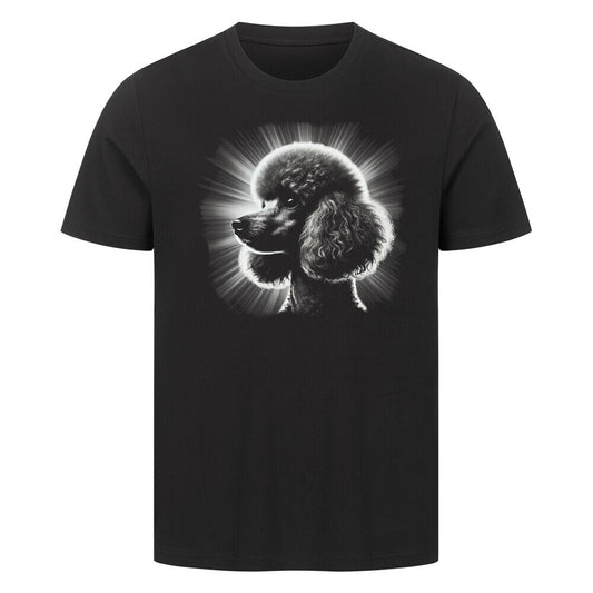 Premium T-Shirt "Pudel - Shine" Schwarz – hunde-shirt.de
