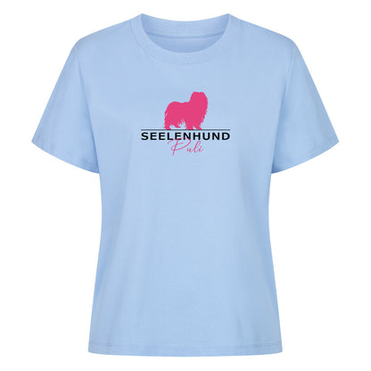 Premium Damen-Shirt "Puli - Seelenhund" Sky Blue – hunde-shirt.de